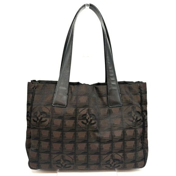 CHANEL Brown Coco Mark Tote Bag - Picture 1 of 4